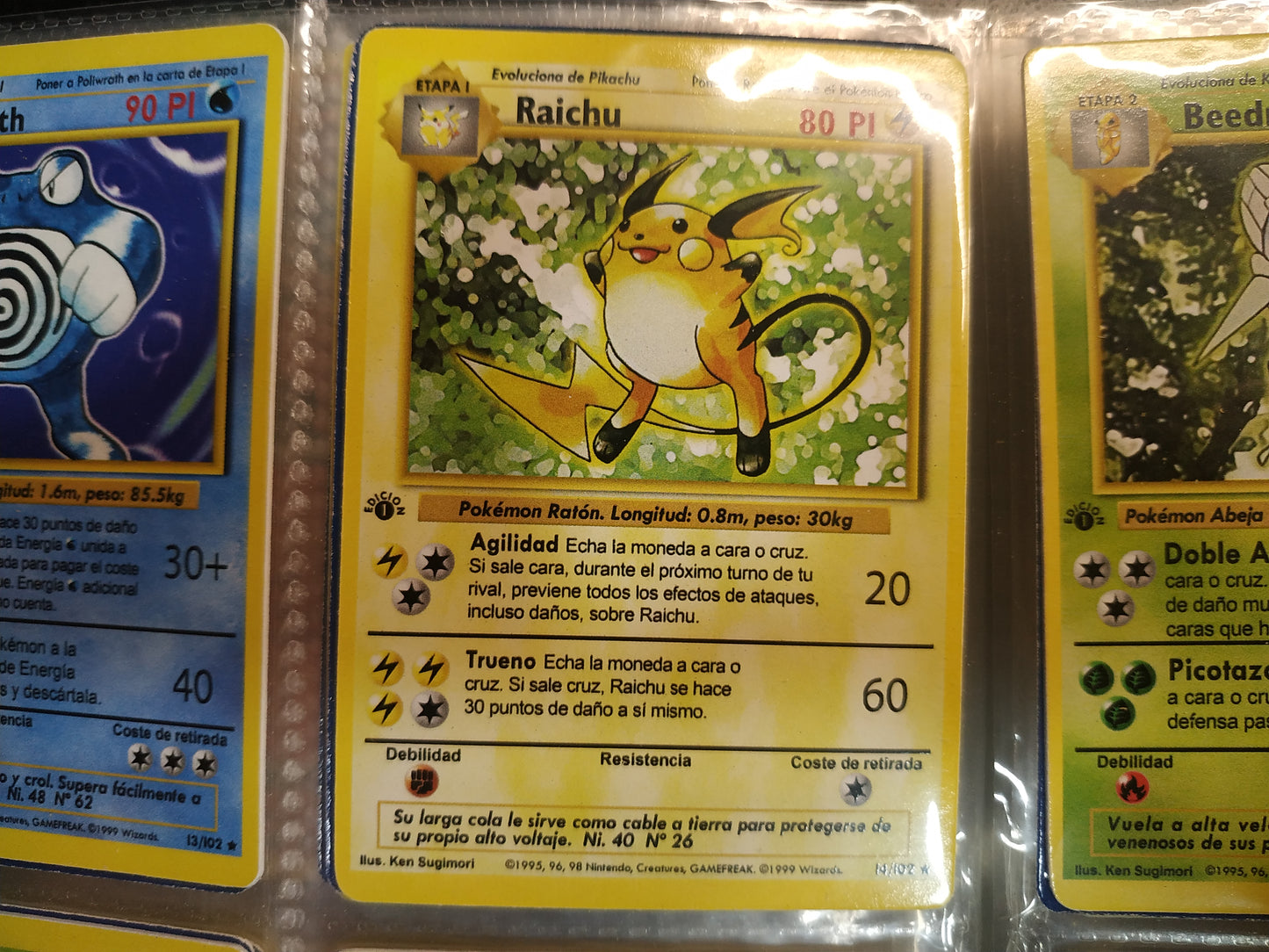 Carta Raichu Edición 1
