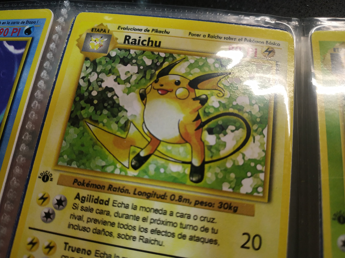 Carta Raichu Edición 1