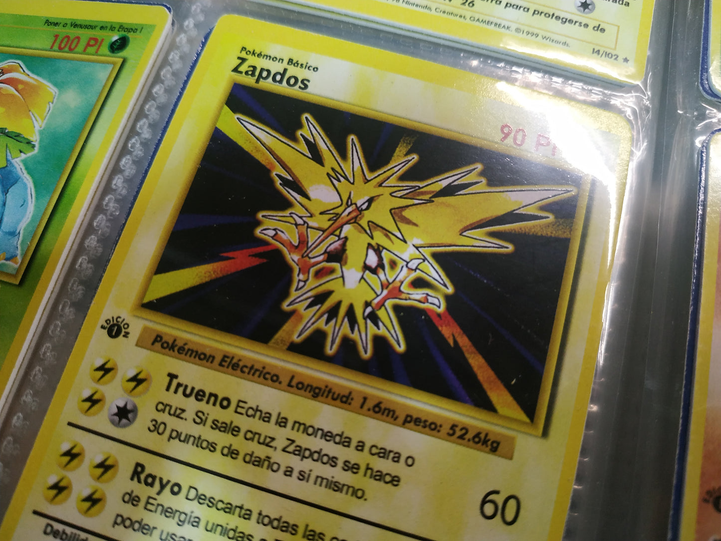 Carta Zapdos Edición 1