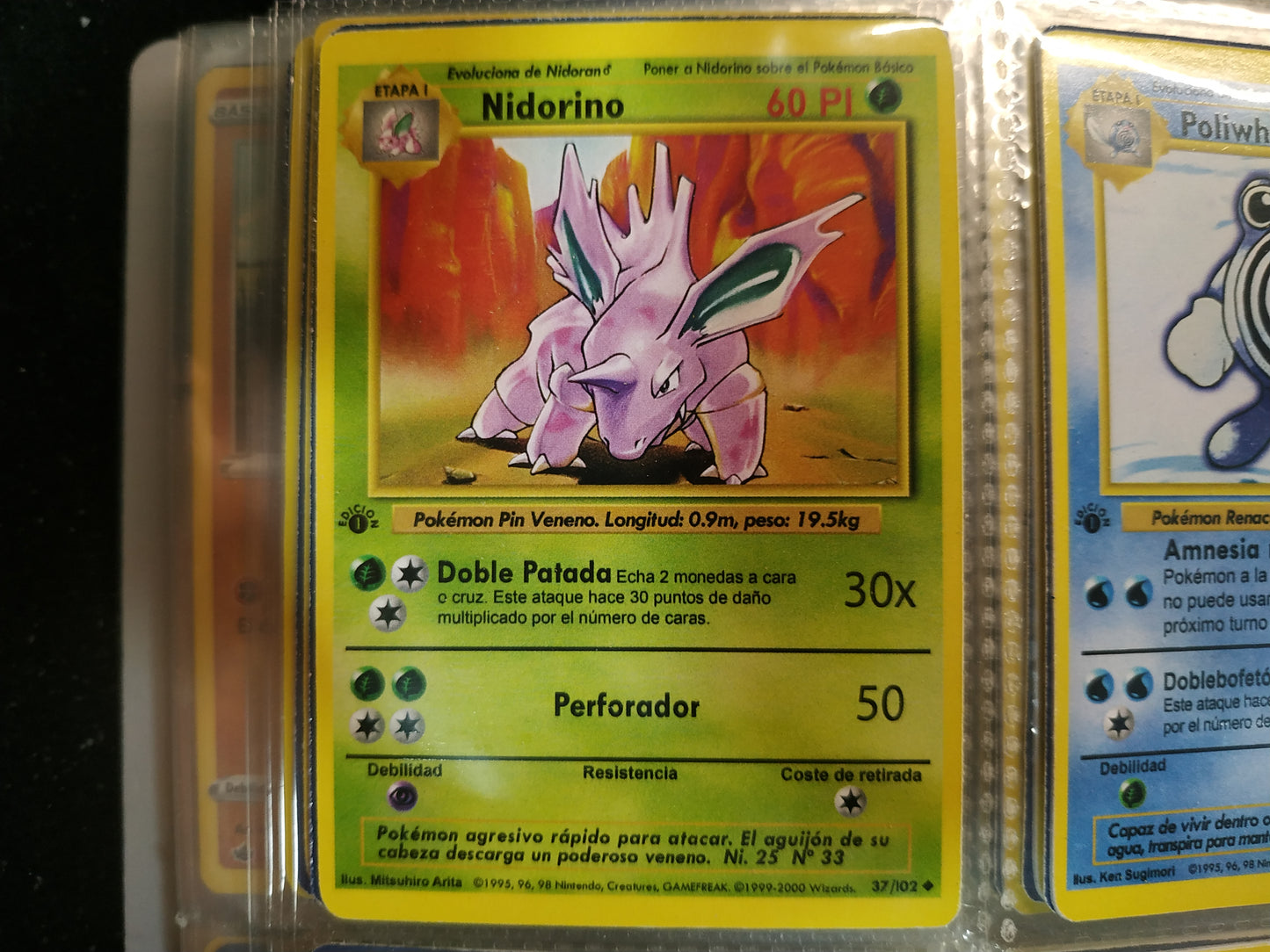 Carta Nidorino Edición 1