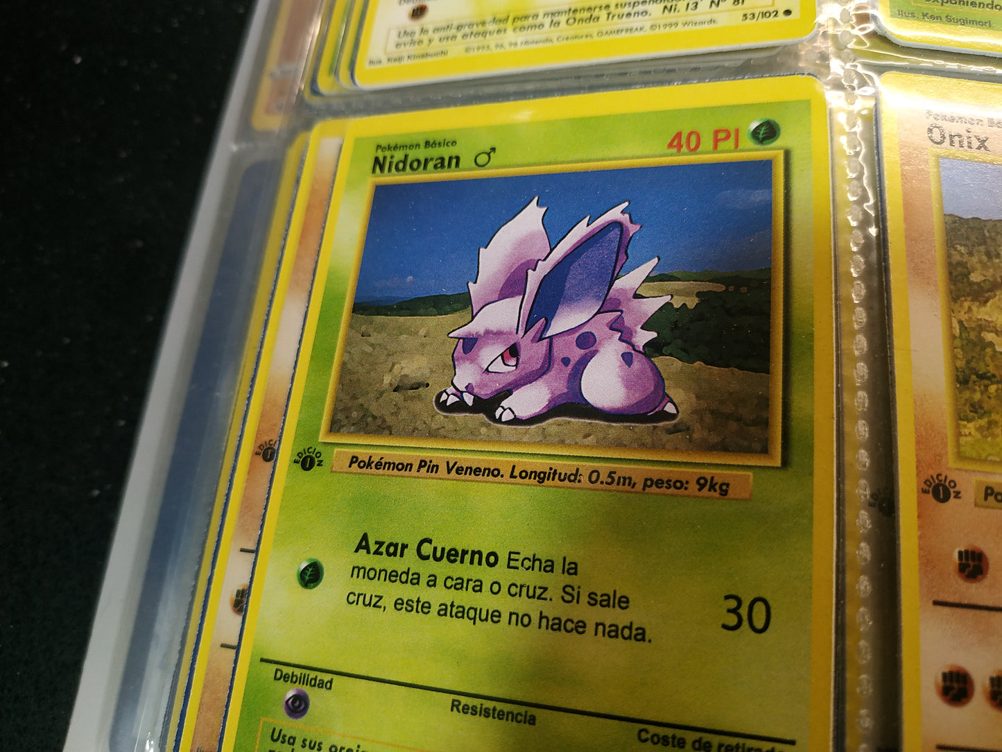 Carta Nidoran Macho Edición 1