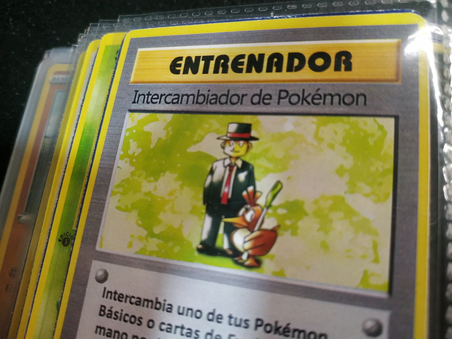 Carta Entrenador - Intercambiador de Pokémon
