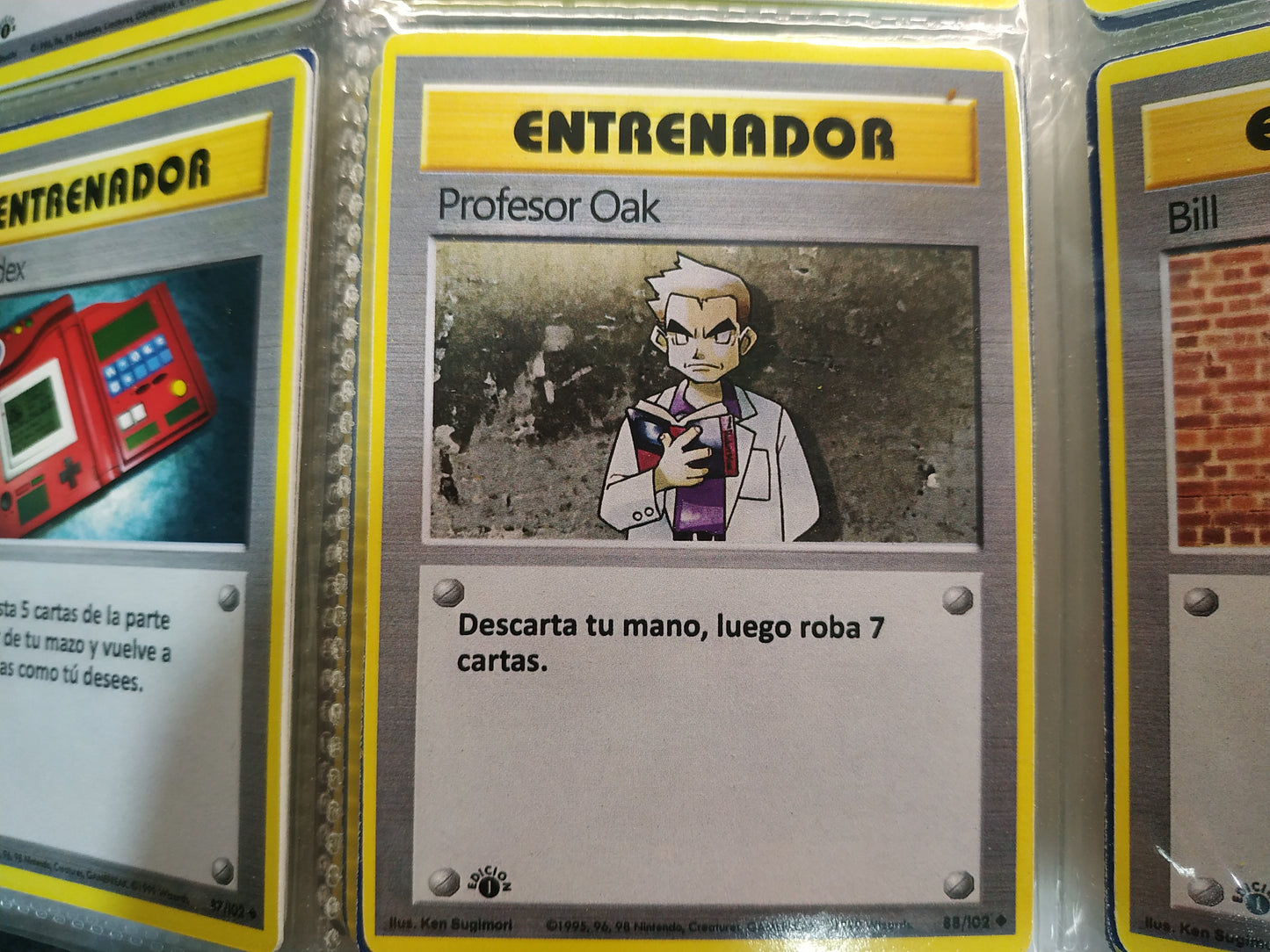 Carta Entrenador - Profesor Oak Edición 1