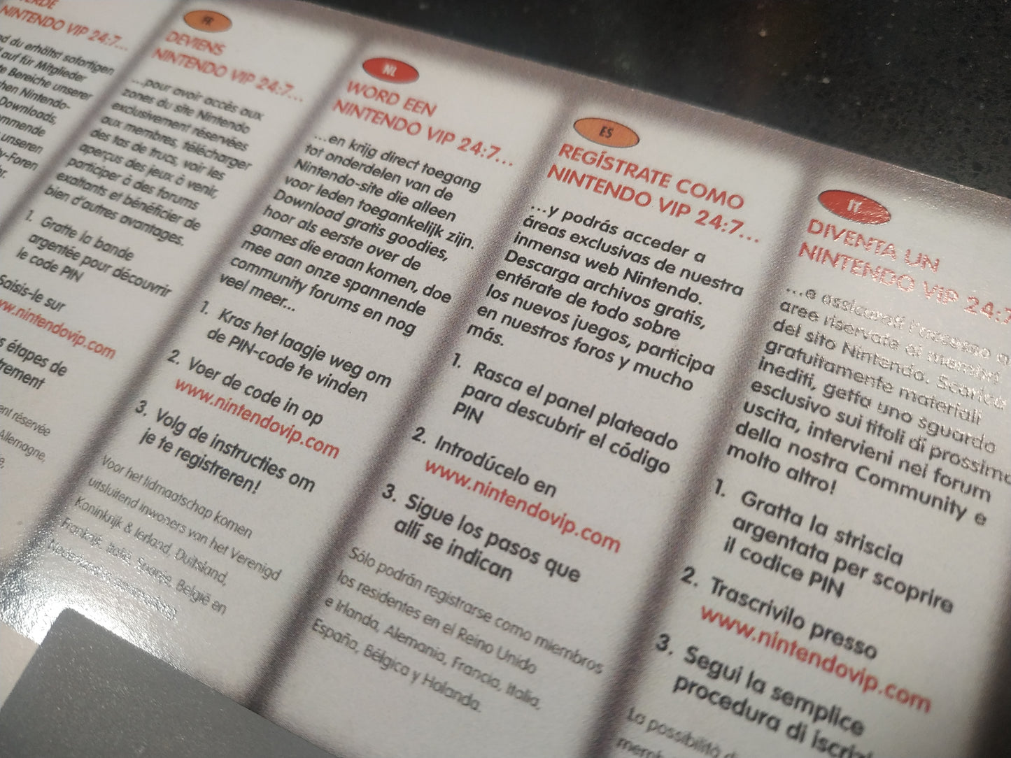 Folleto de reemplazo VIP Pokémon XD