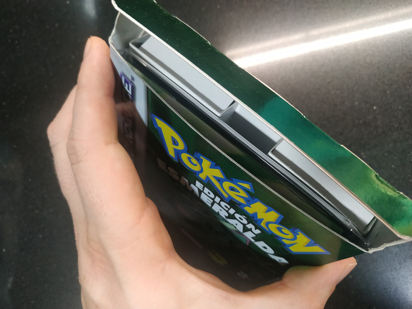 Caja de reemplazo Pokémon Esmeralda (Metalizada)