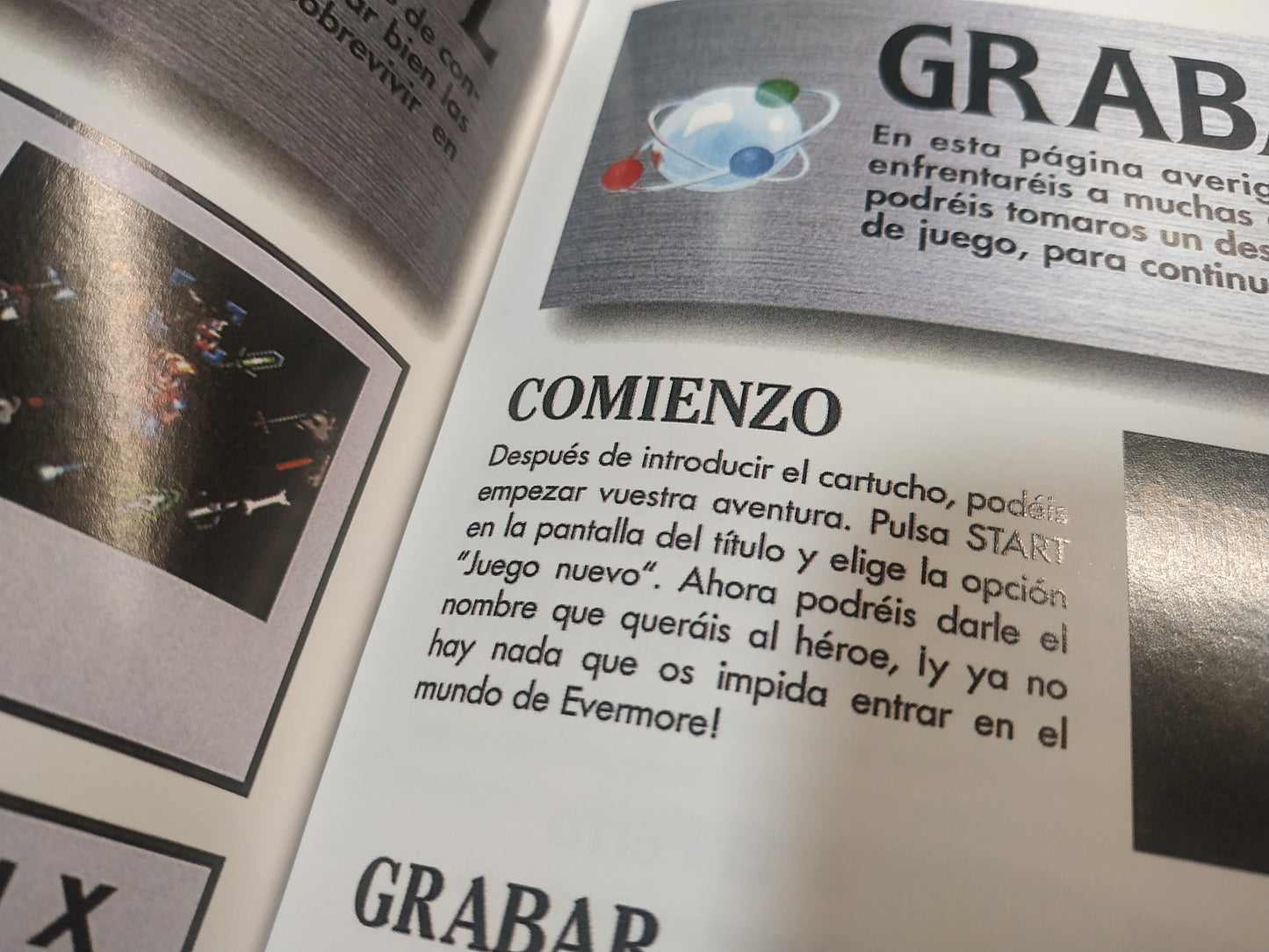 Libro de Pistas Secret of Evermore