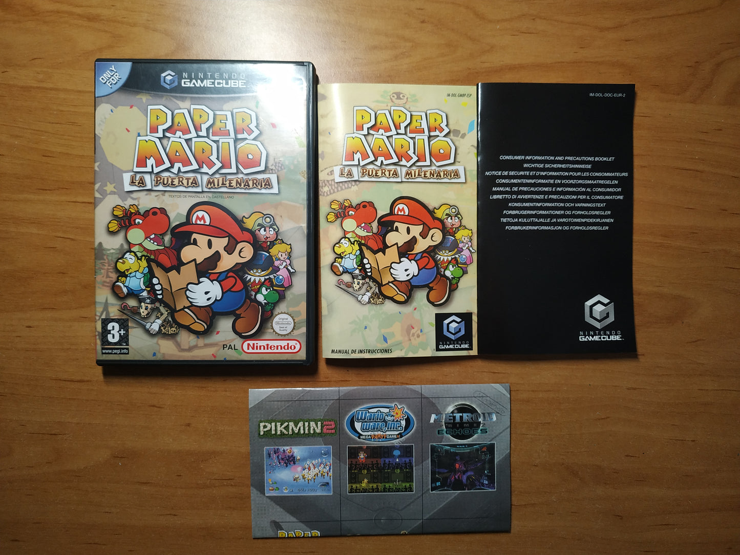 Caja de reemplazo Paper Mario La Puerta Milenaria