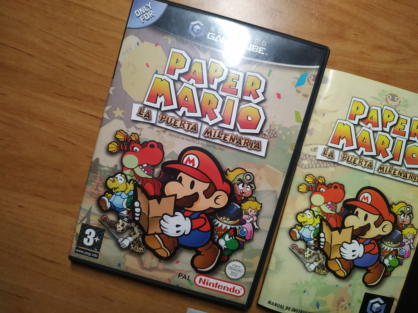 Portada de reemplazo Paper Mario La Puerta Milenaria
