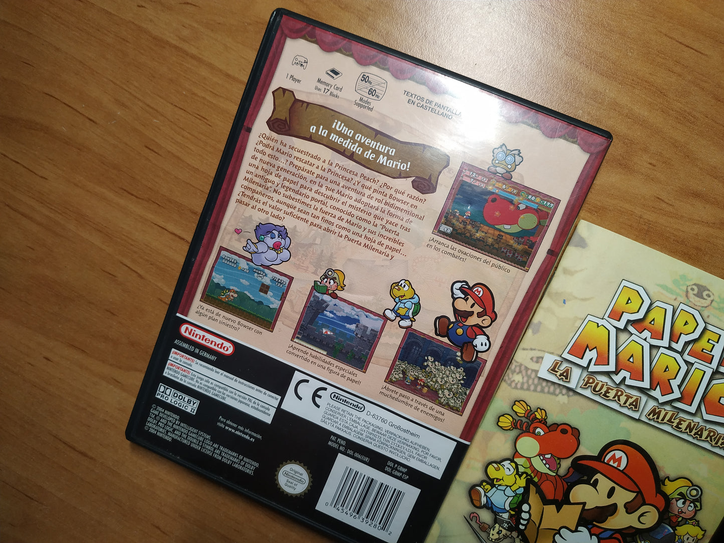 Portada de reemplazo Paper Mario La Puerta Milenaria