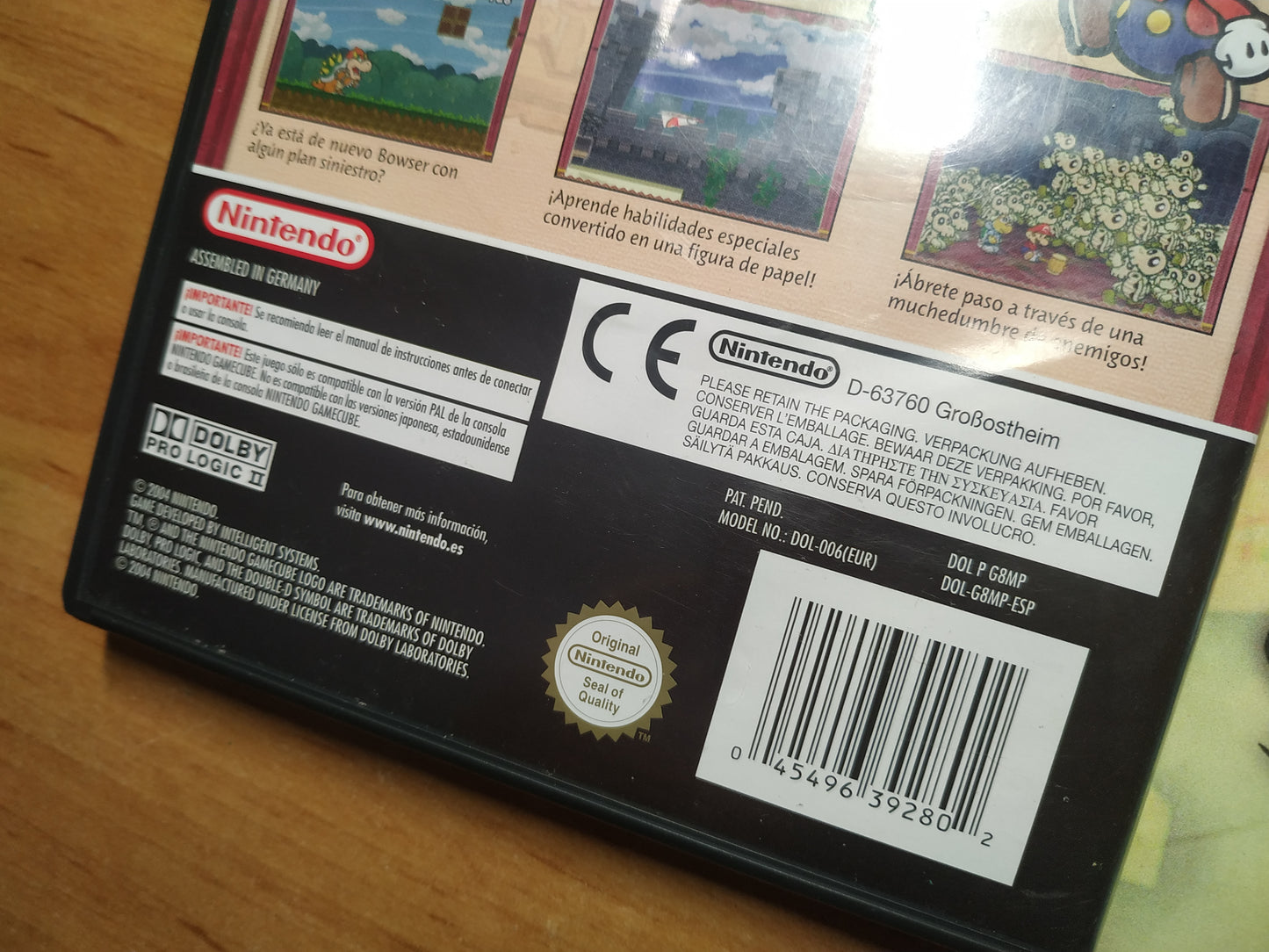 Portada de reemplazo Paper Mario La Puerta Milenaria