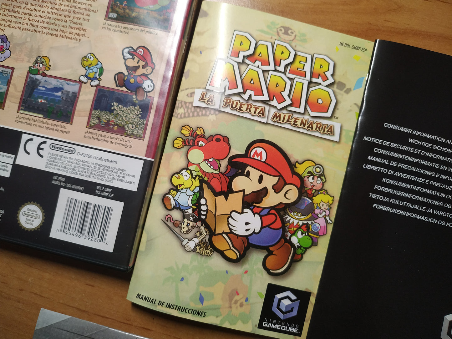 Caja de reemplazo Paper Mario La Puerta Milenaria