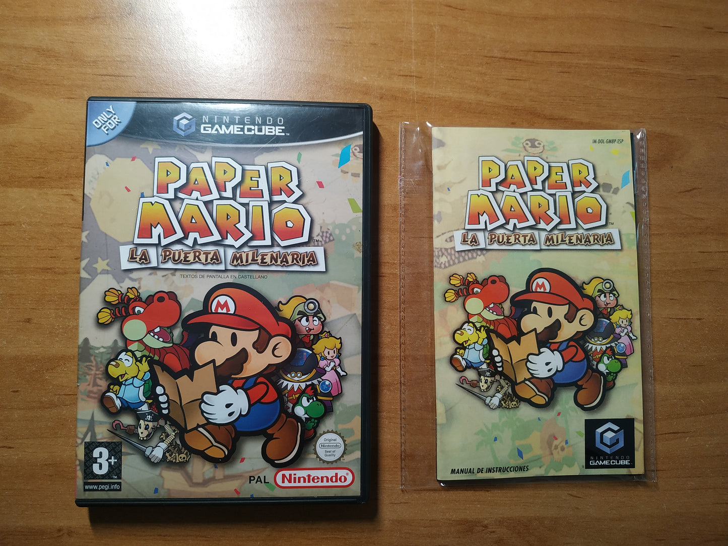 Caja de reemplazo Paper Mario La Puerta Milenaria