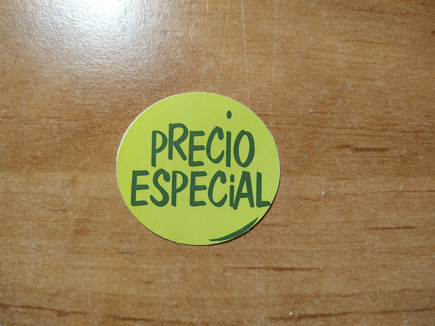 Pegatina de Precio Especial