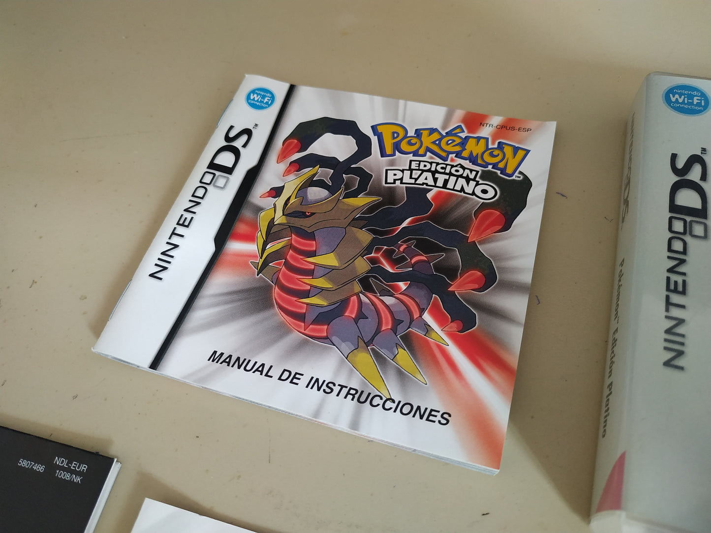 Manual de reemplazo Pokémon Platino