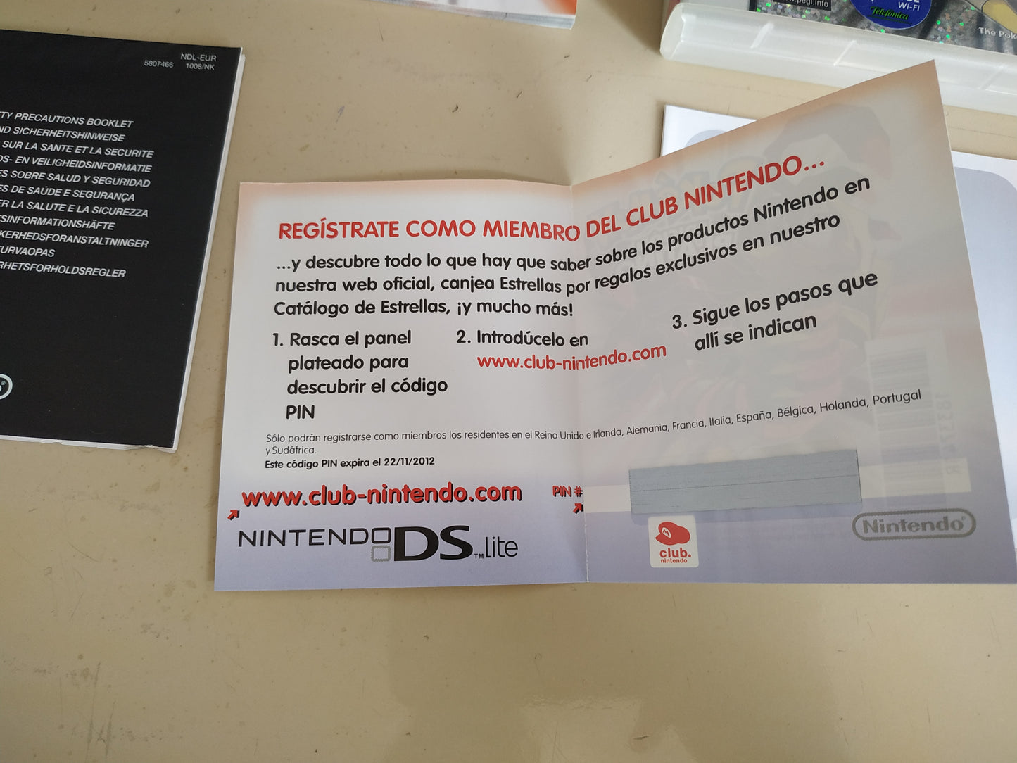 Folleto de reemplazo VIP Pokémon Platino