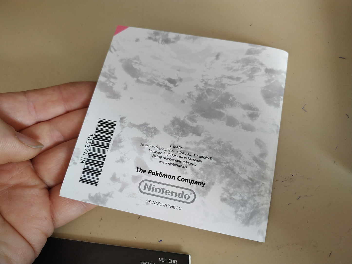 Manual de reemplazo Pokémon Platino