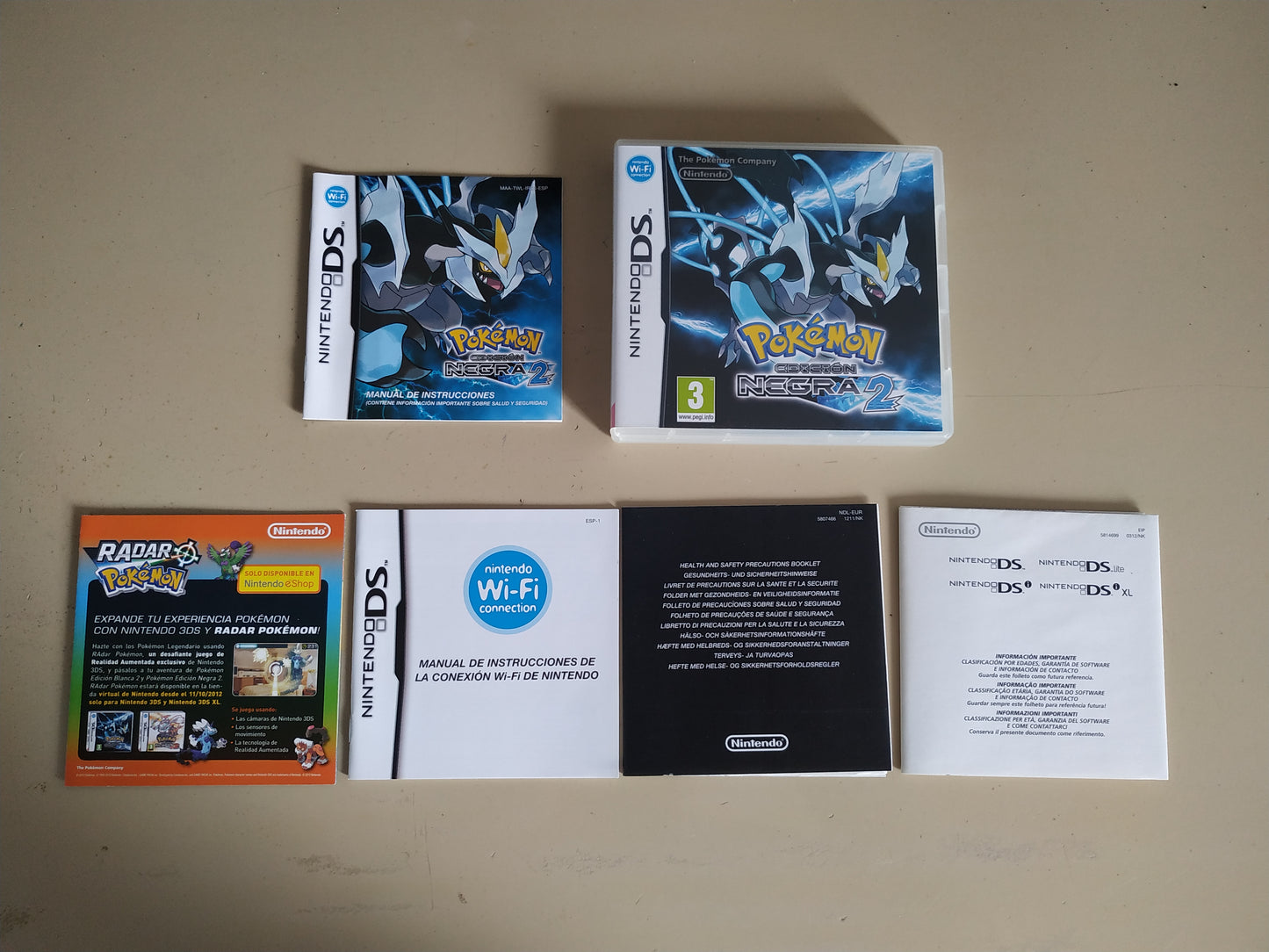 Caja de reemplazo Pokémon Edición Negra 2
