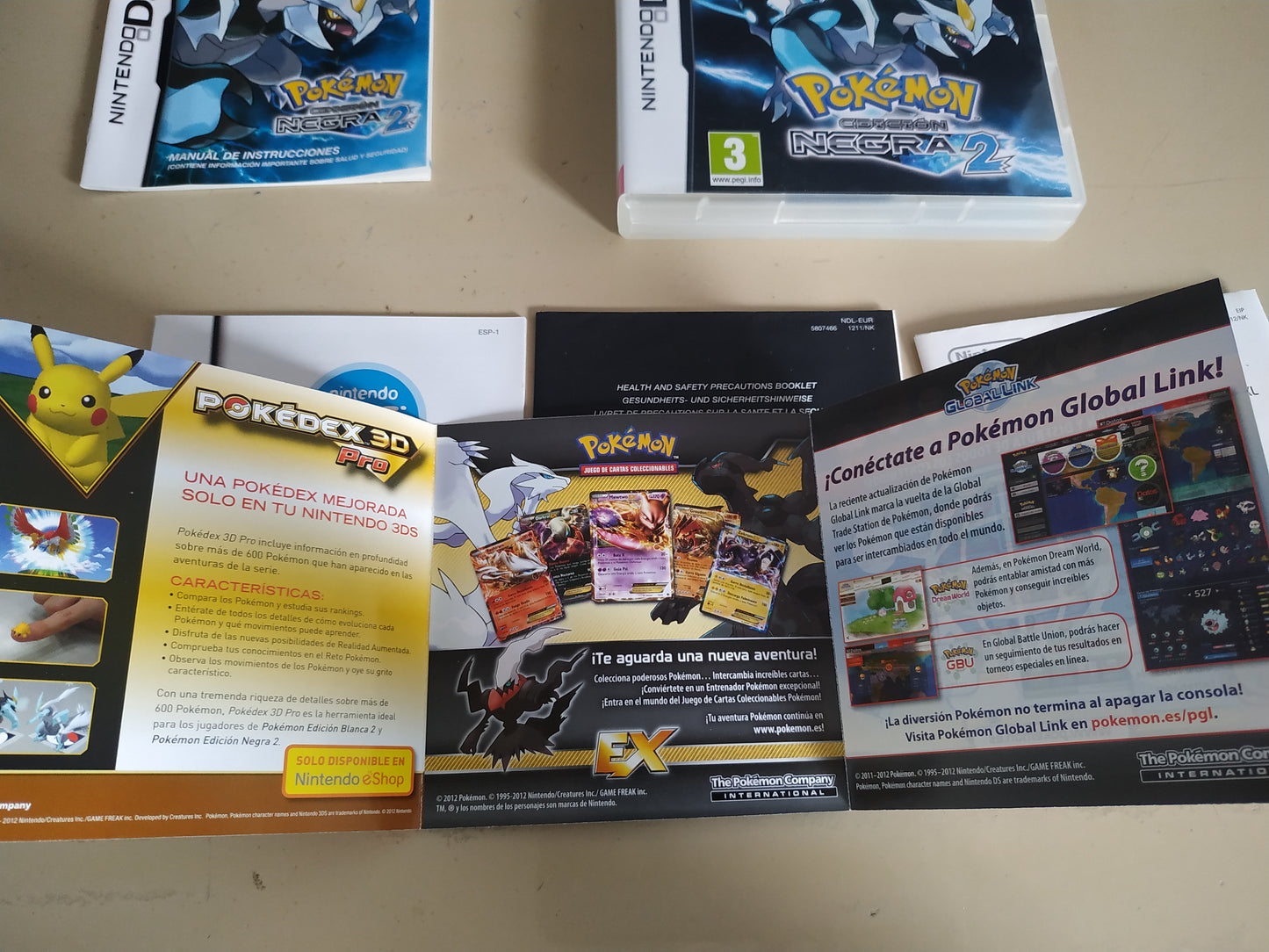 Caja de reemplazo Pokémon Edición Negra 2