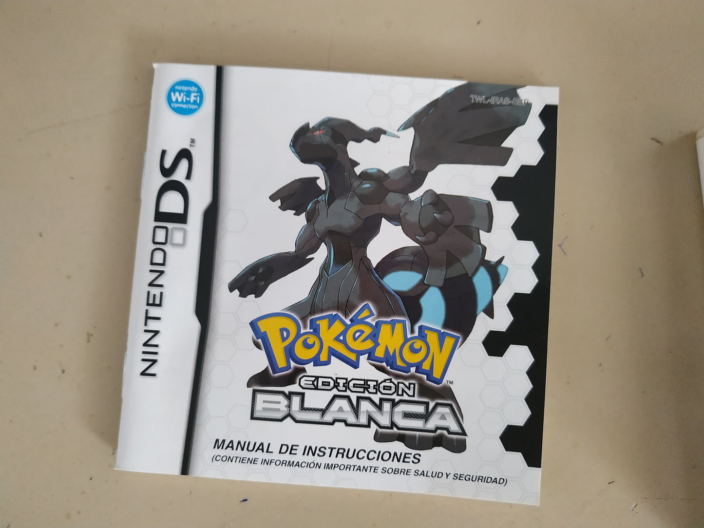 Manual de reemplazo Pokémon Edición Blanca