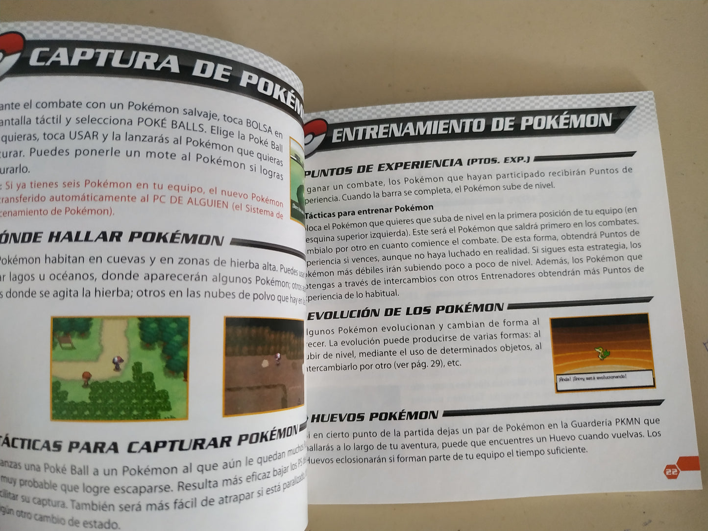 Manual de reemplazo Pokémon Edición Blanca