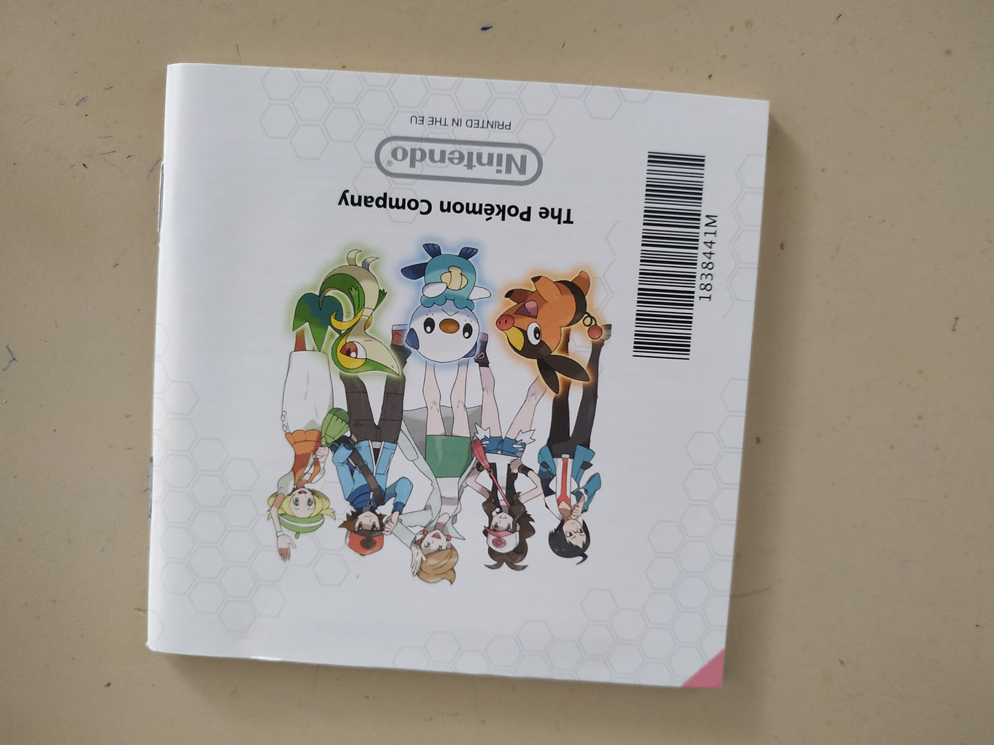 Manual de reemplazo Pokémon Edición Blanca