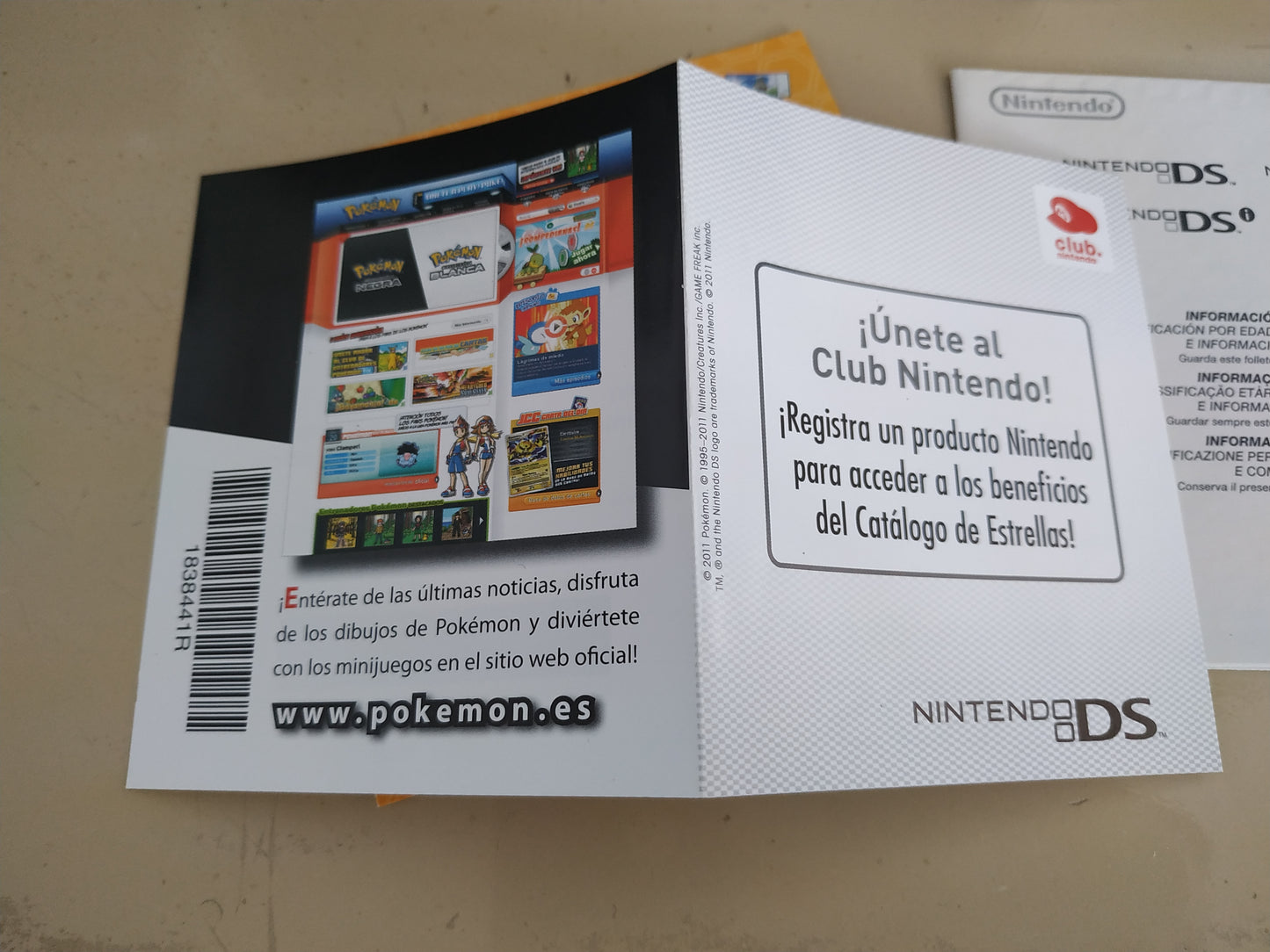 Folleto de reemplazo VIP Pokémon Edición Blanca