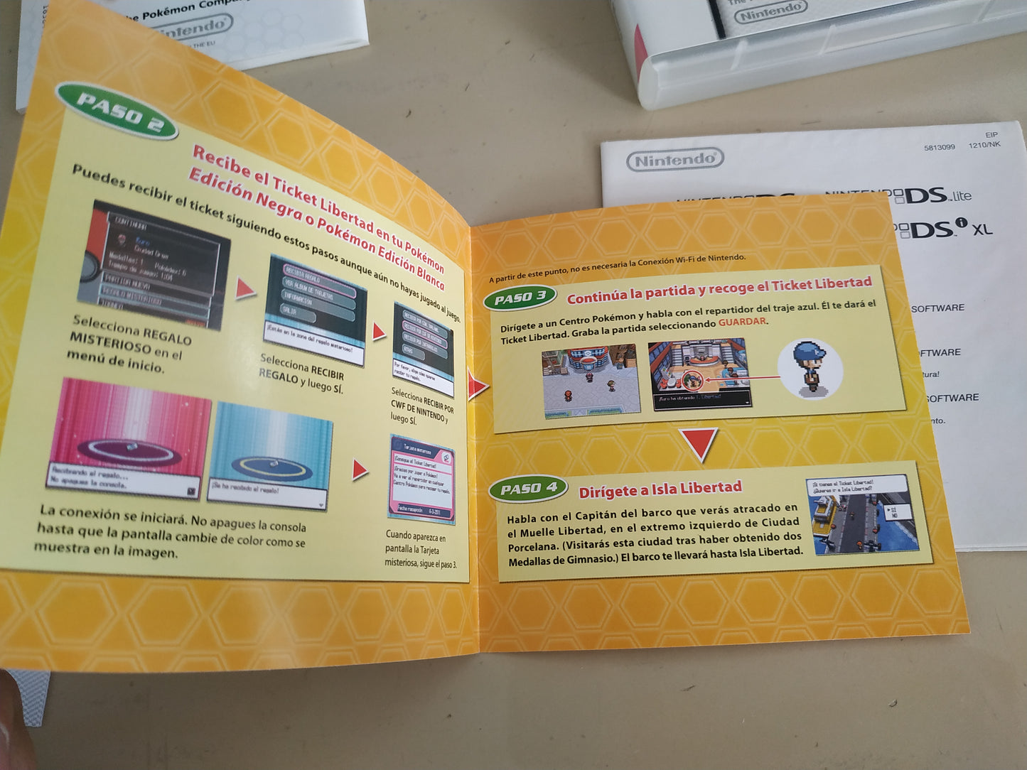 Folleto de reemplazo Consigue a Victini