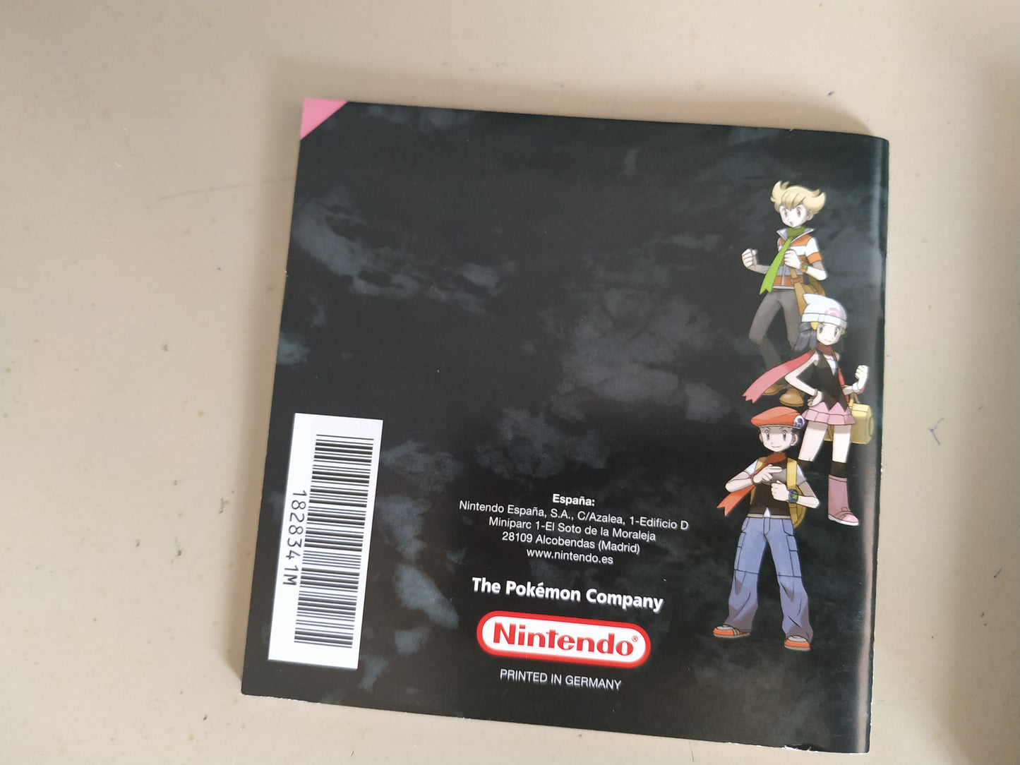 Manual de reemplazo Pokémon Diamante