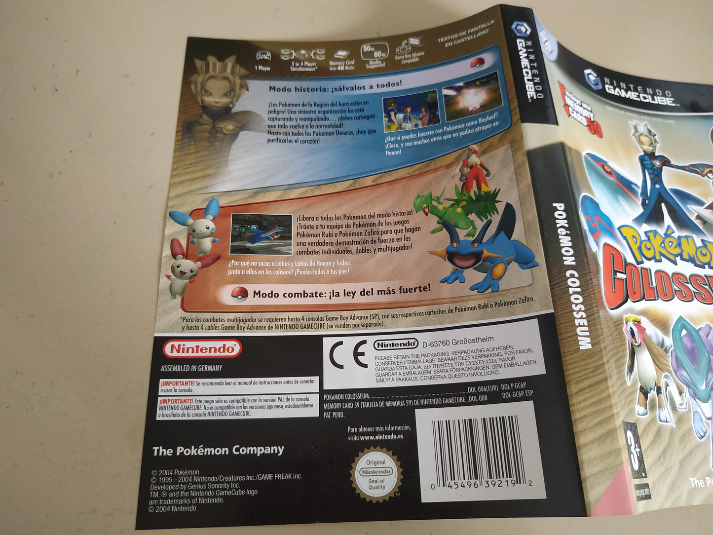 Portada de reemplazo Pokémon Colosseum