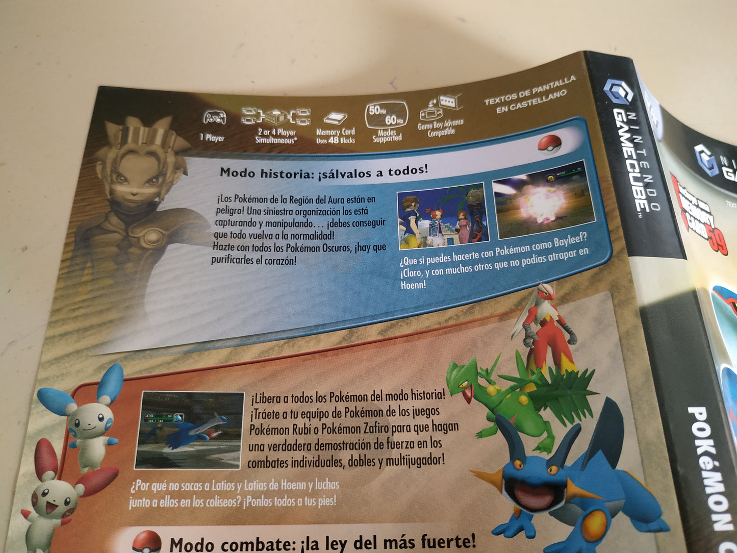 Portada de reemplazo Pokémon Colosseum