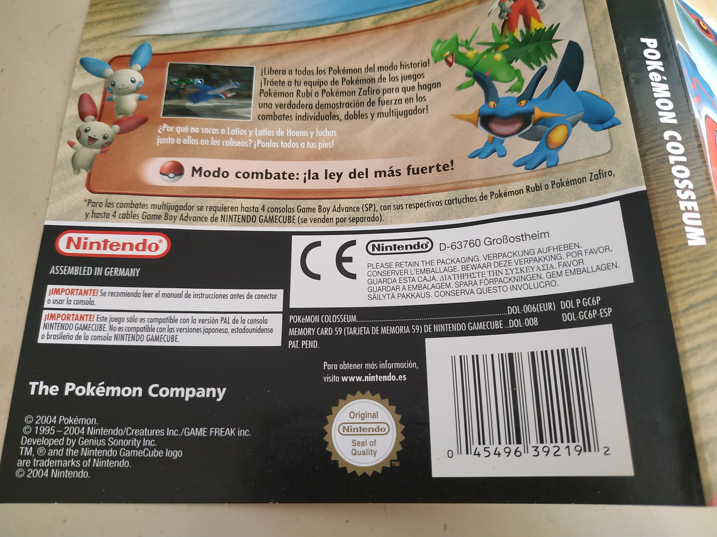 Portada de reemplazo Pokémon Colosseum