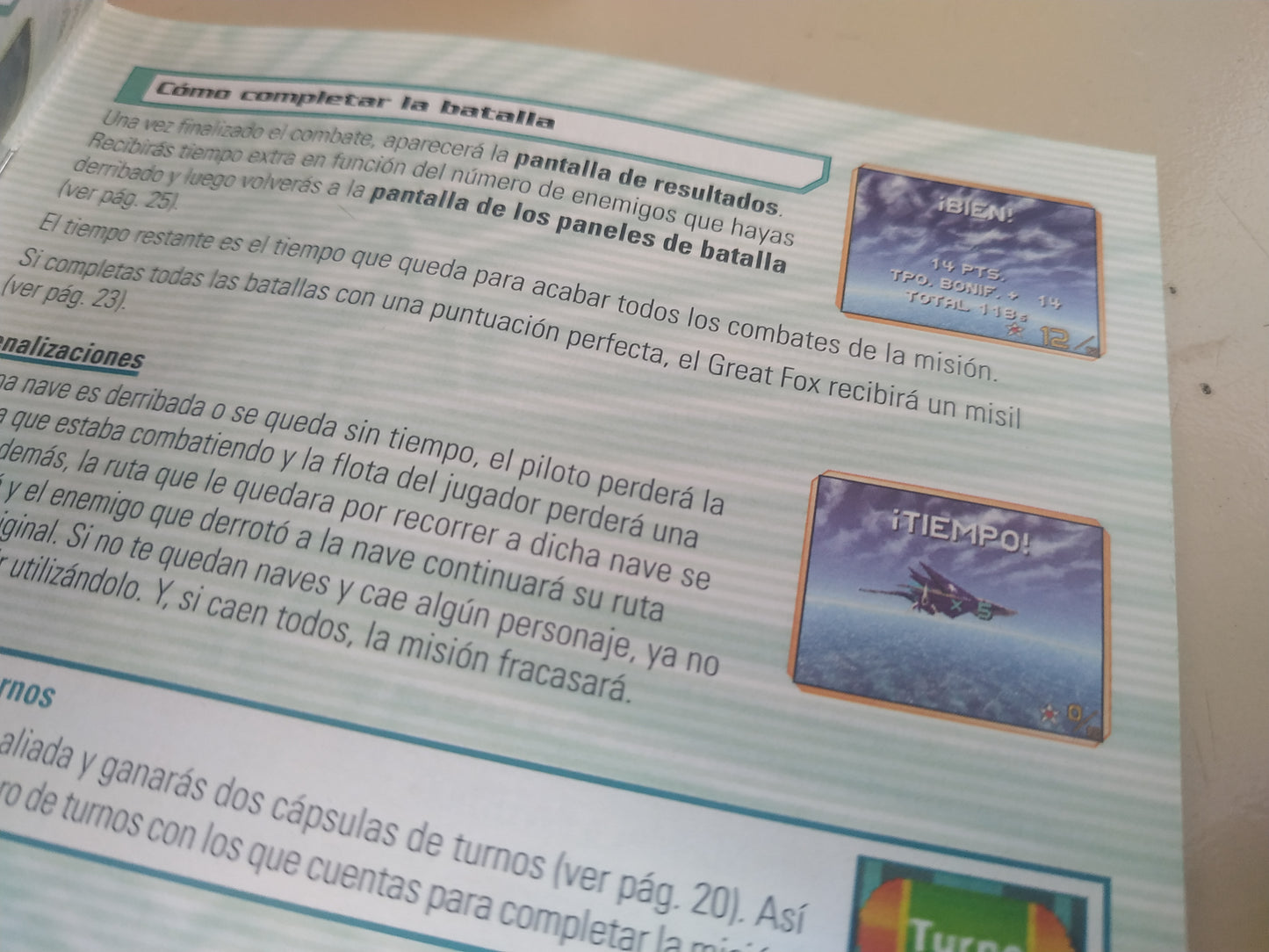 Manual de reemplazo Starfox Command