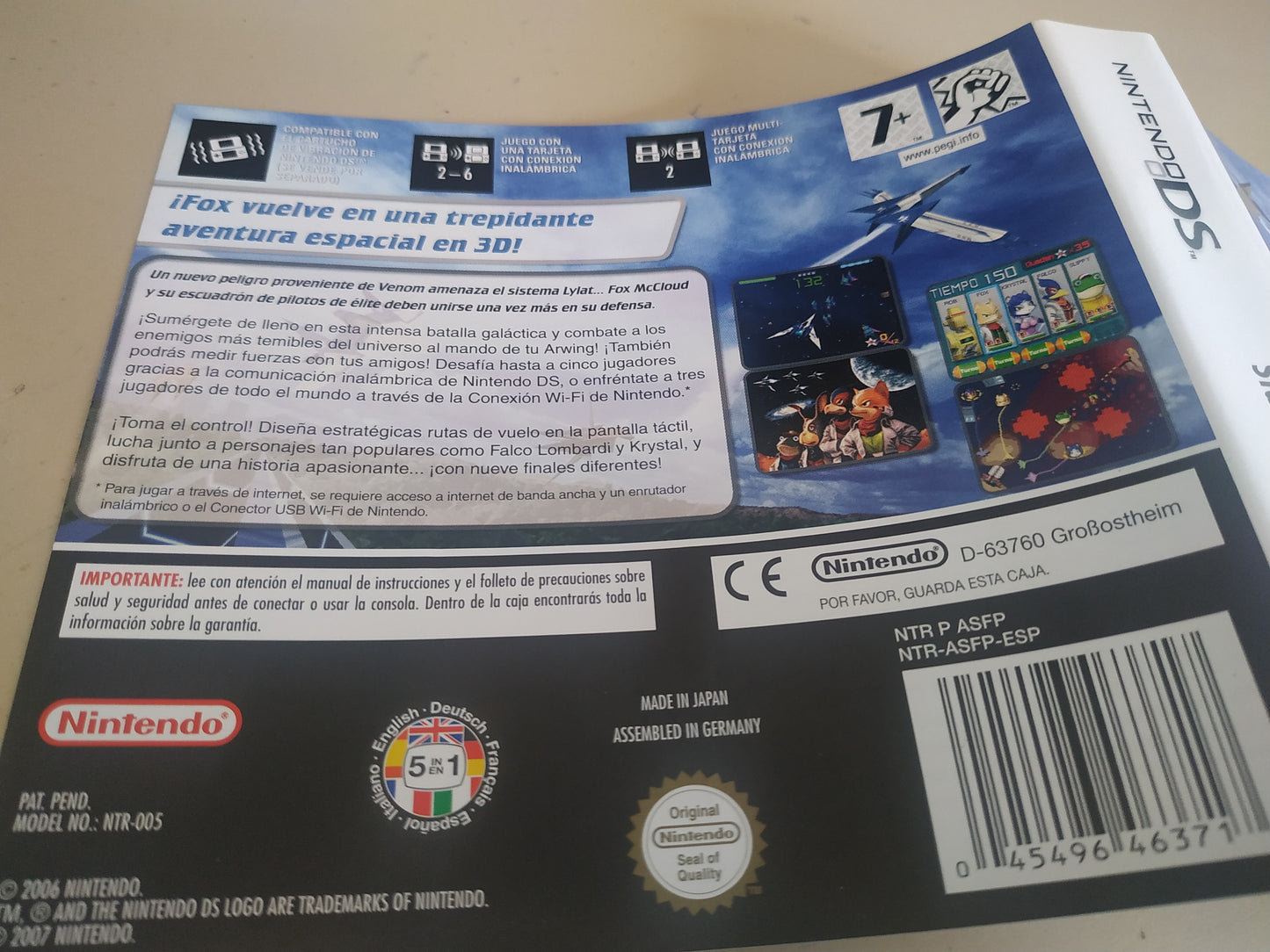 Portada de reemplazo Starfox Command