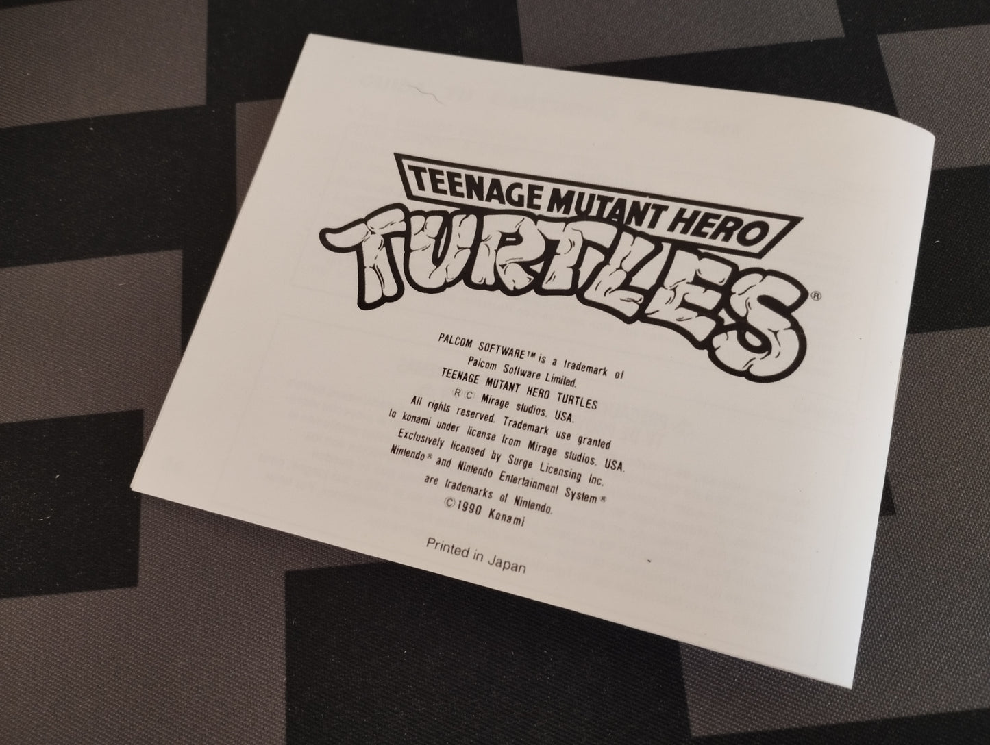 Manual de reemplazo Teenage Ninja Mutants