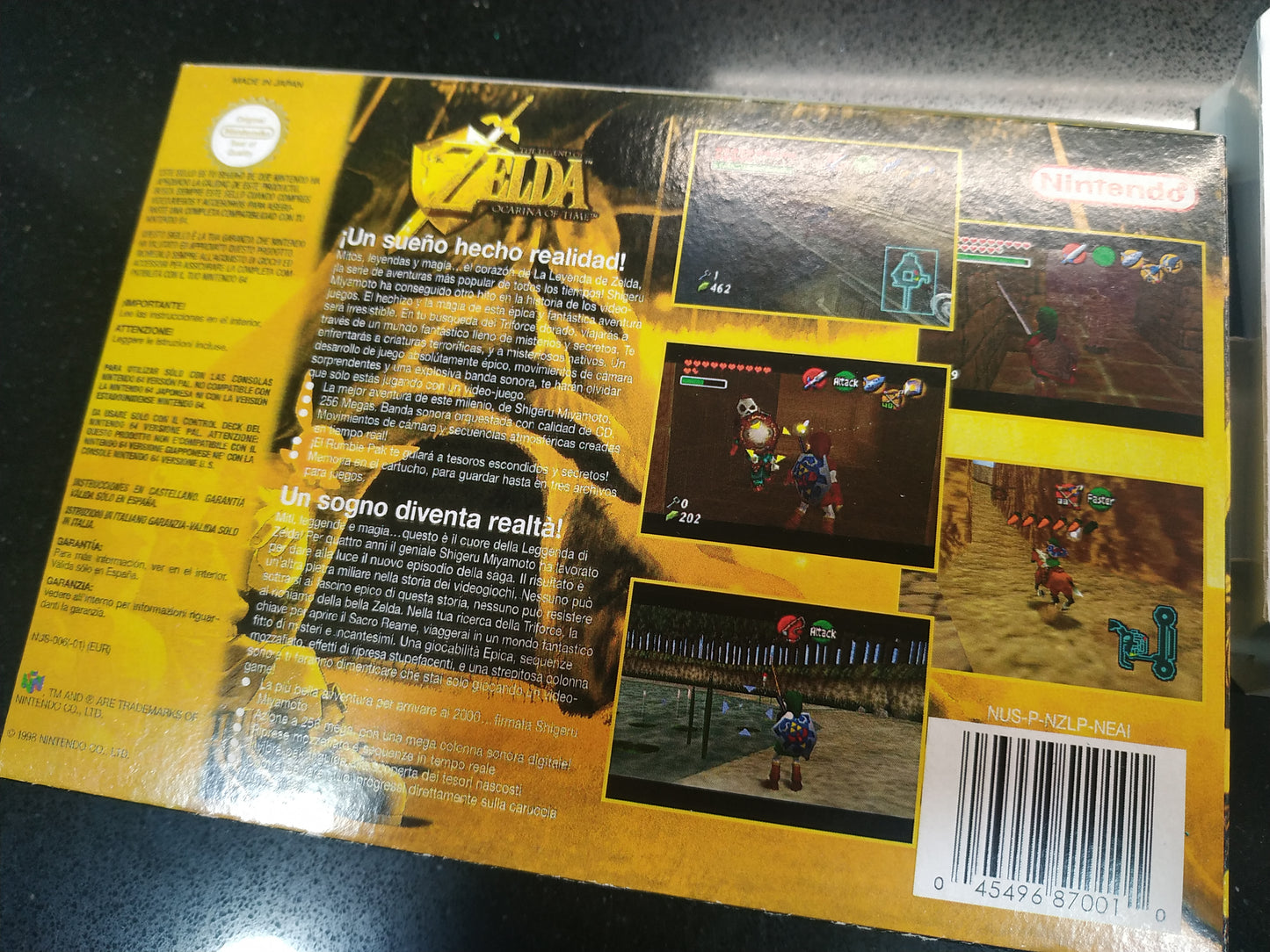 Caja de reemplazo Zelda - Ocarina of Time