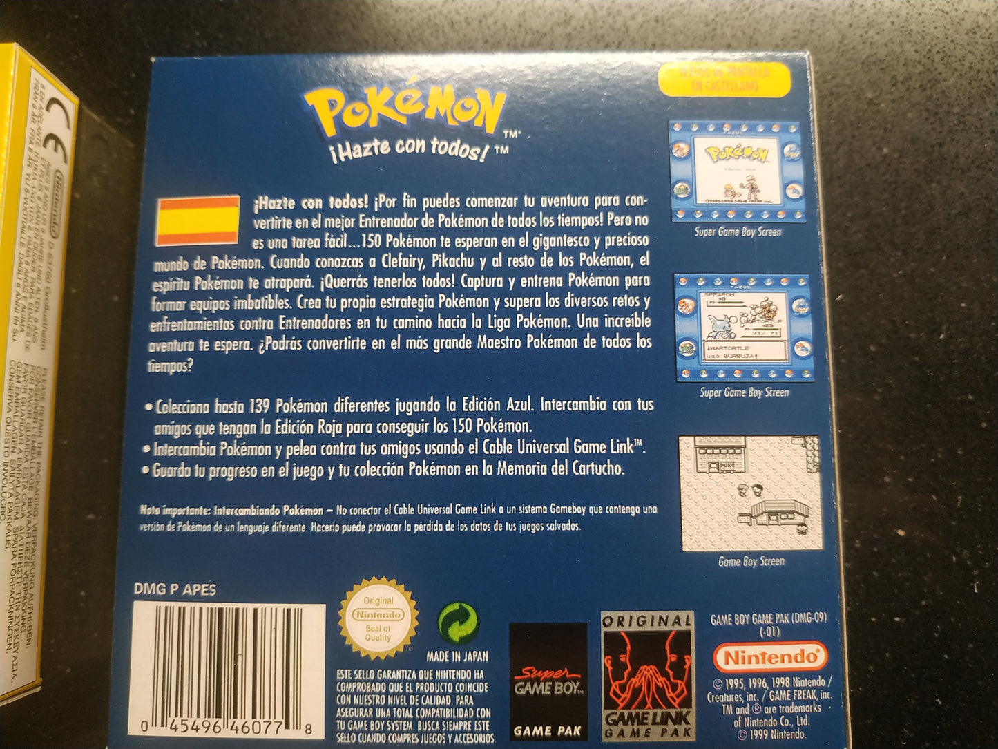 Pack 3 Cajas Pokémon (Rojo, Azul y Amarillo)