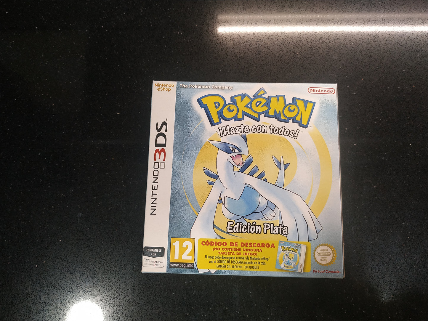 Caja de reemplazo Pokémon Plata (Consola Virtual)