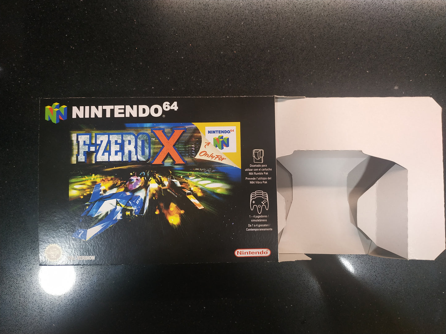 Caja de reemplazo F-Zero X