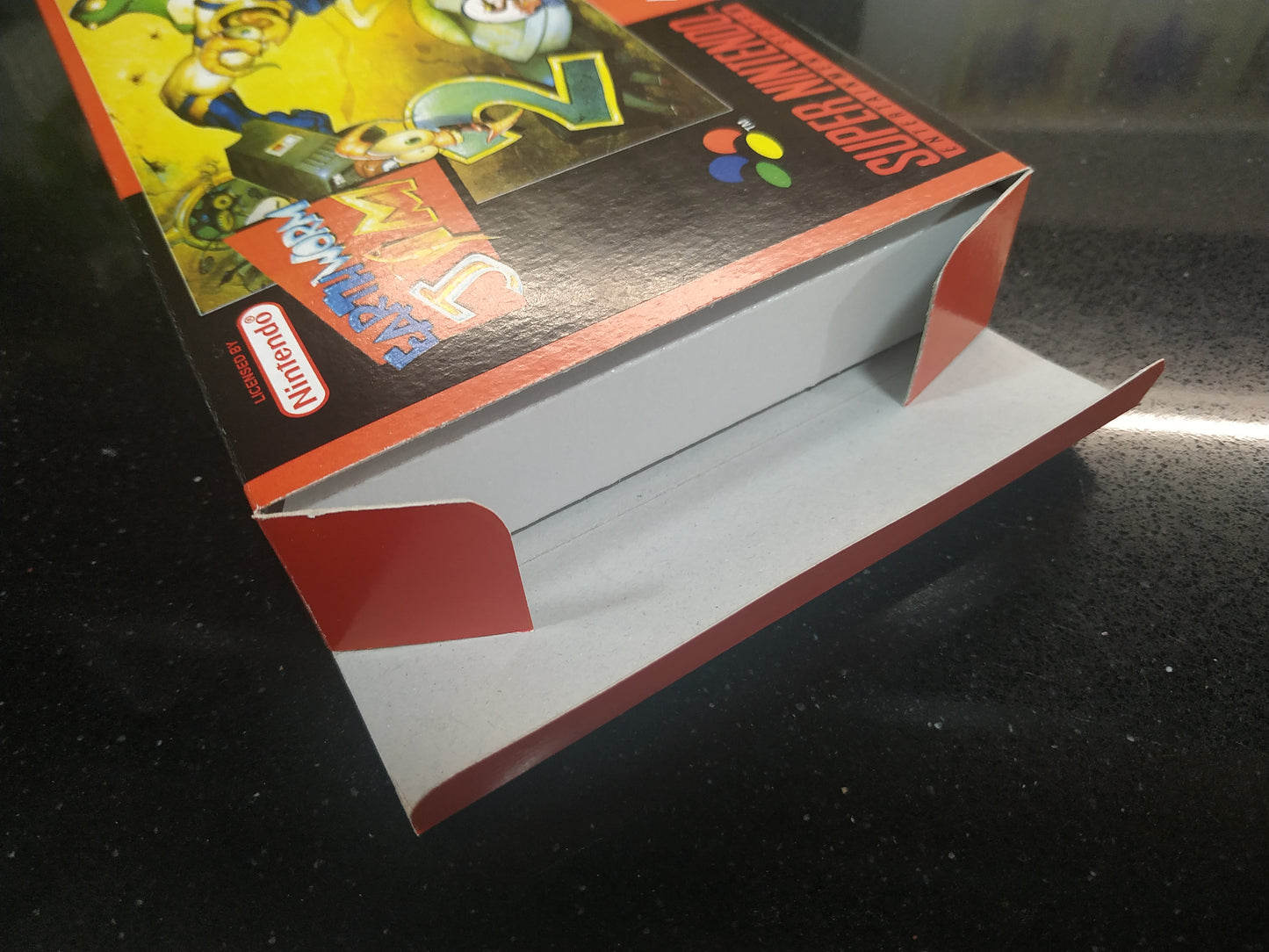 Caja de reemplazo EarthWorm Jim 2