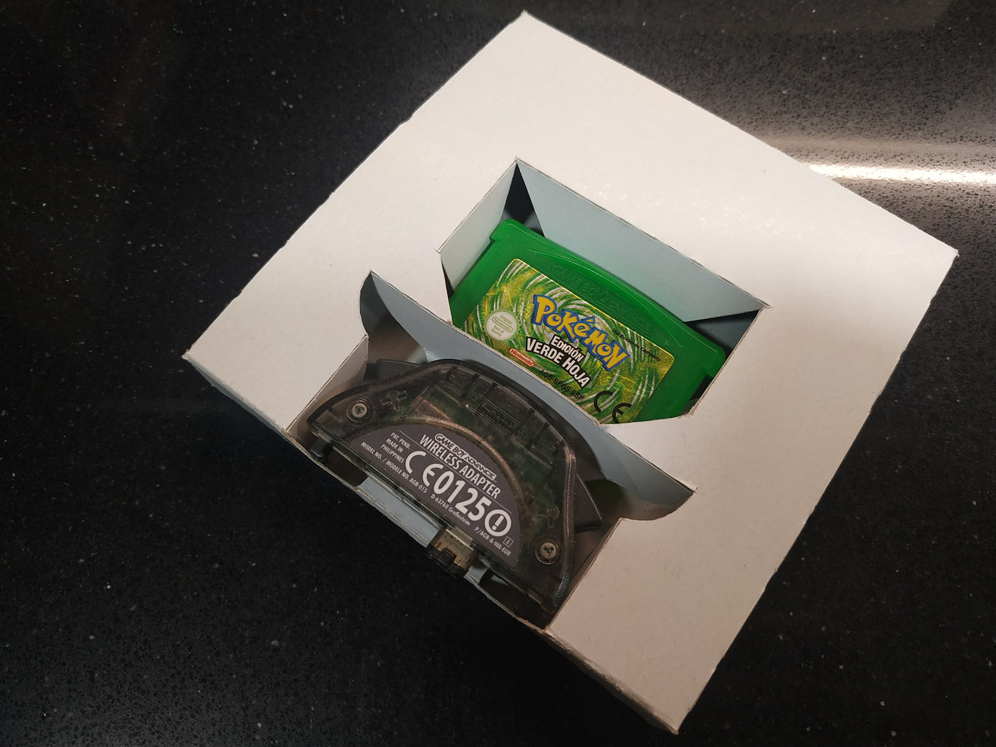 Insert GBA Wireless Pokémon Rojo Fuego & Verde Hoja