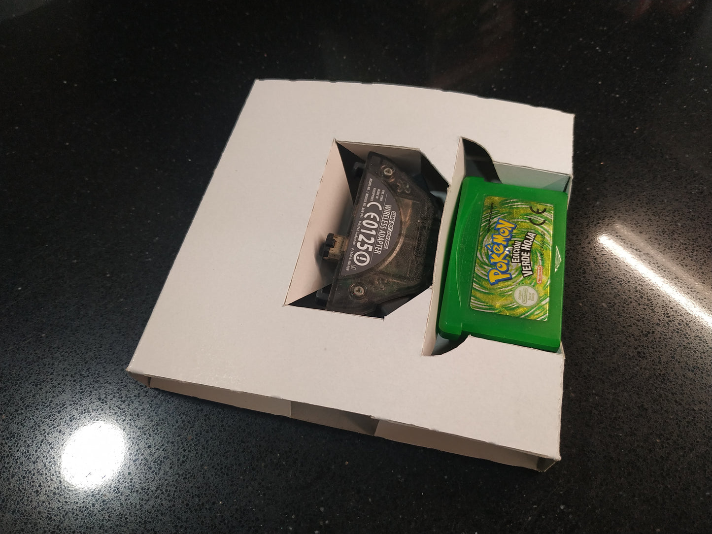Insert GBA Wireless Pokémon Rojo Fuego & Verde Hoja