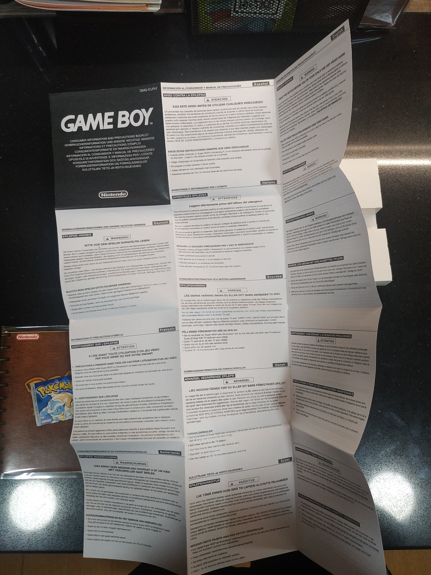 Caja de reemplazo Pokémon Azul