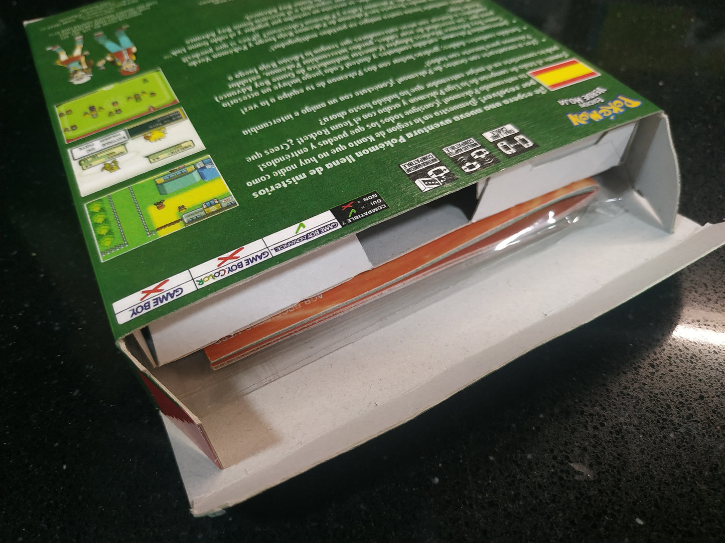 Caja de reemplazo Pokémon Verde Hoja