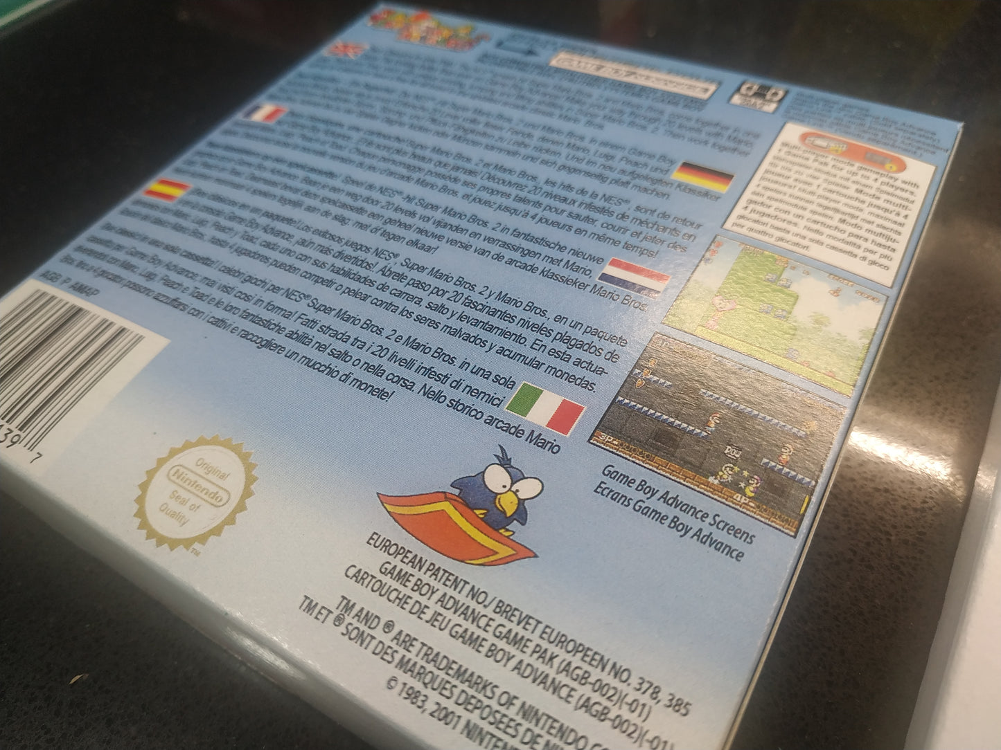 Caja de reemplazo Super Mario Advance
