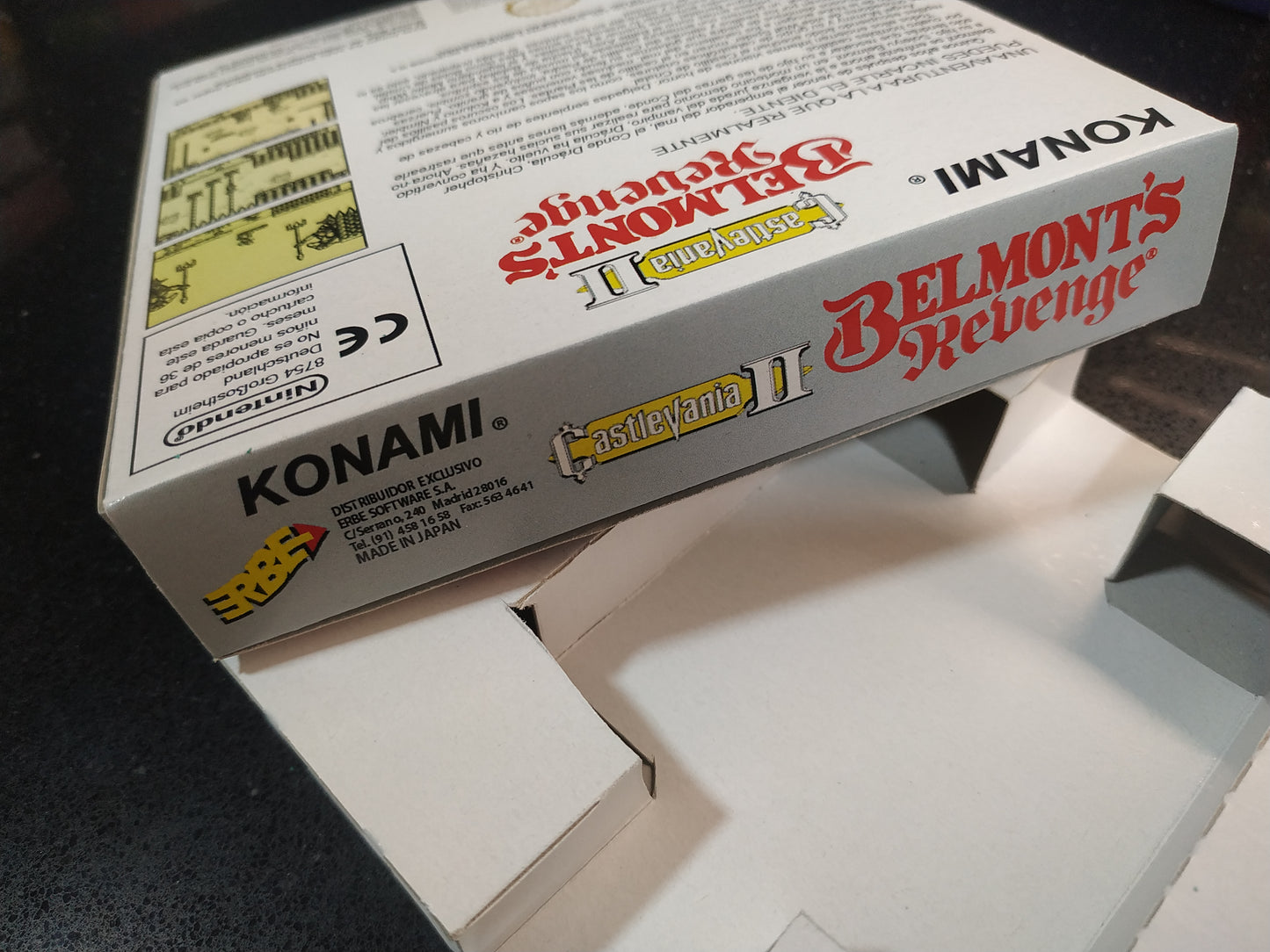 Caja de reemplazo Castlevania II Belmont´s Revenge