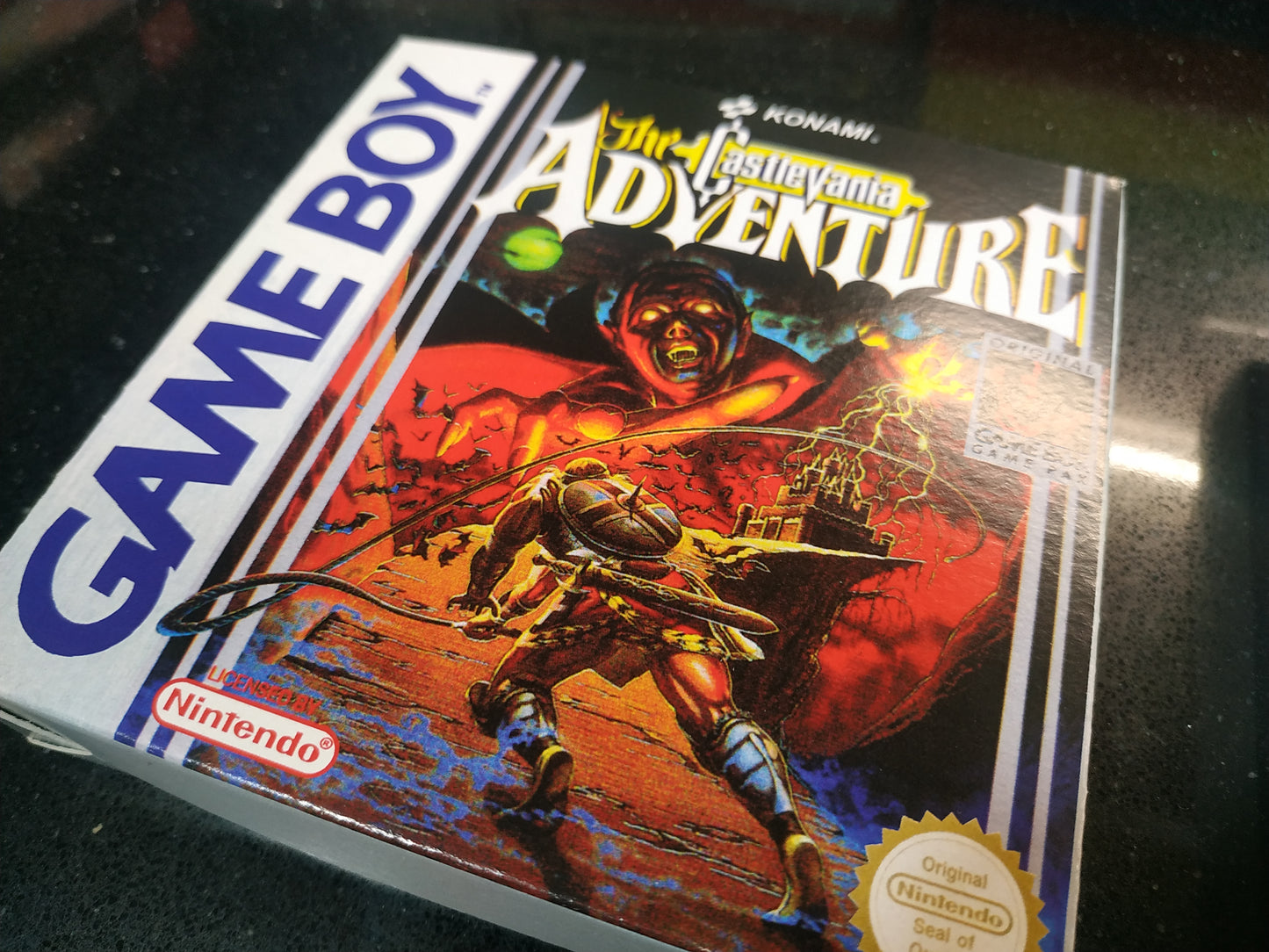 Caja de reemplazo Castlevania Adventure