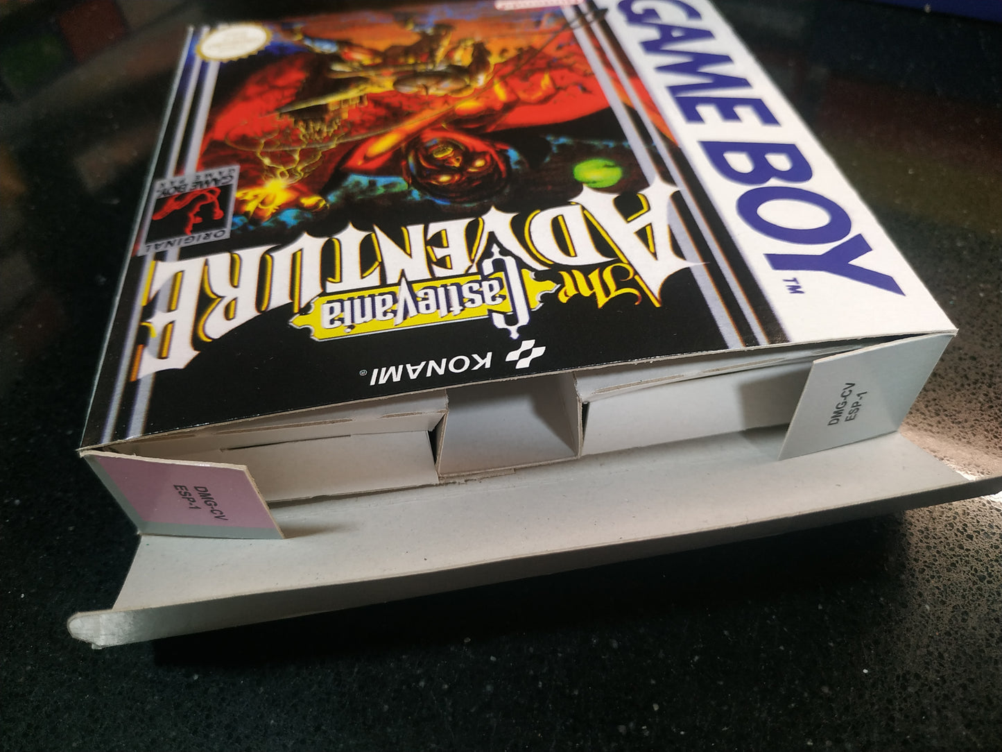 Caja de reemplazo Castlevania Adventure