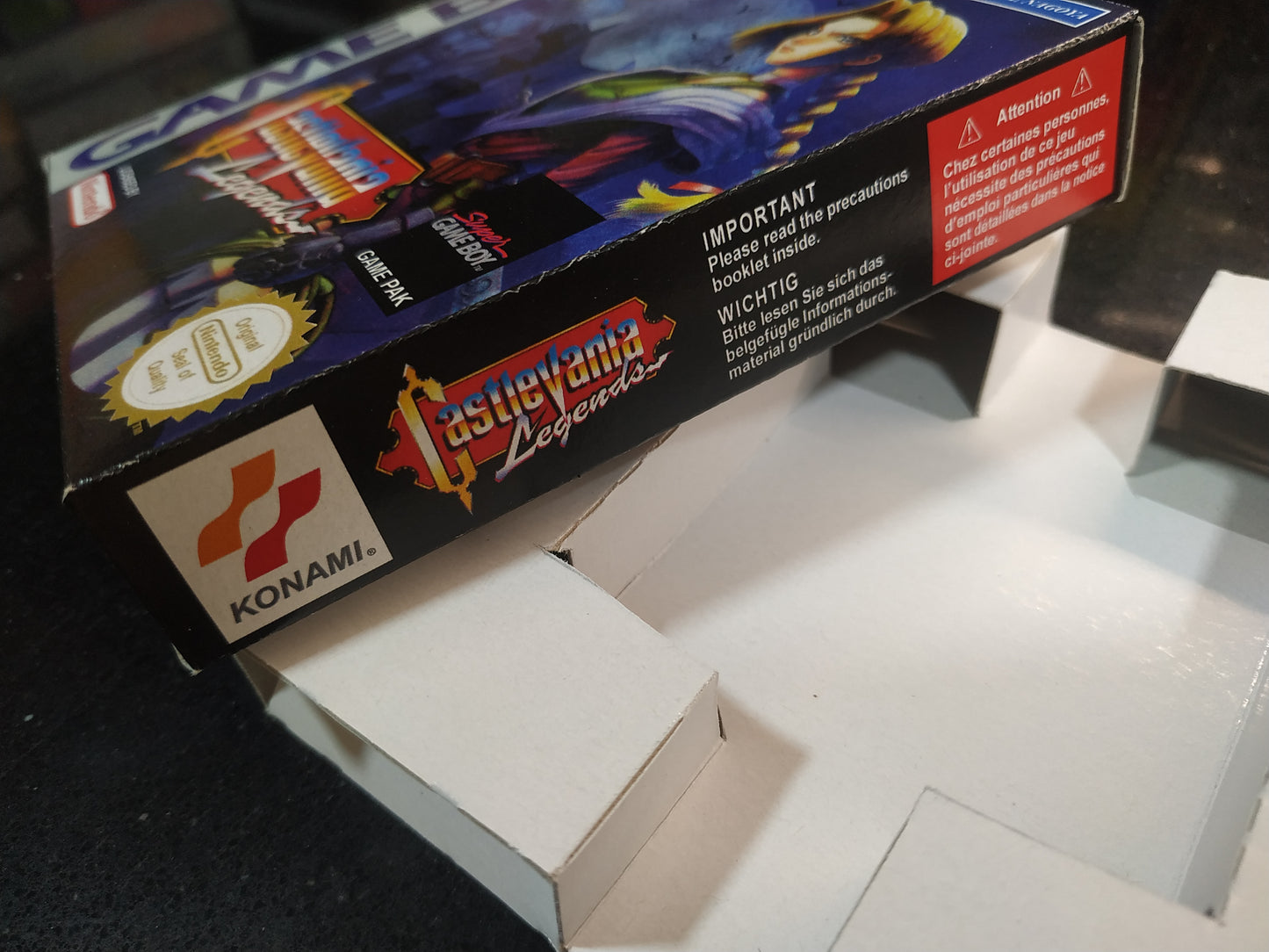 Caja de reemplazo Castlevania Legends