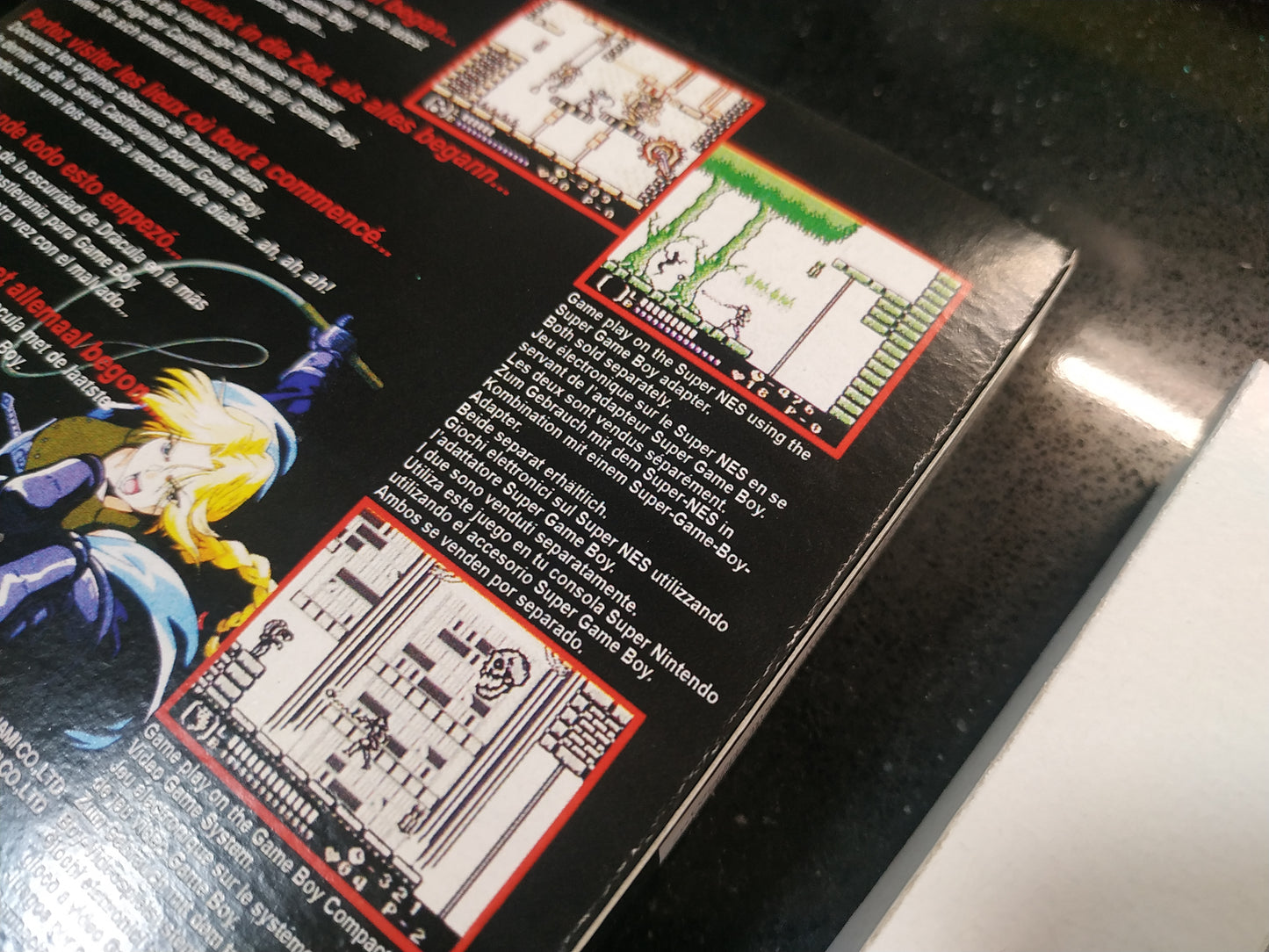 Caja de reemplazo Castlevania Legends