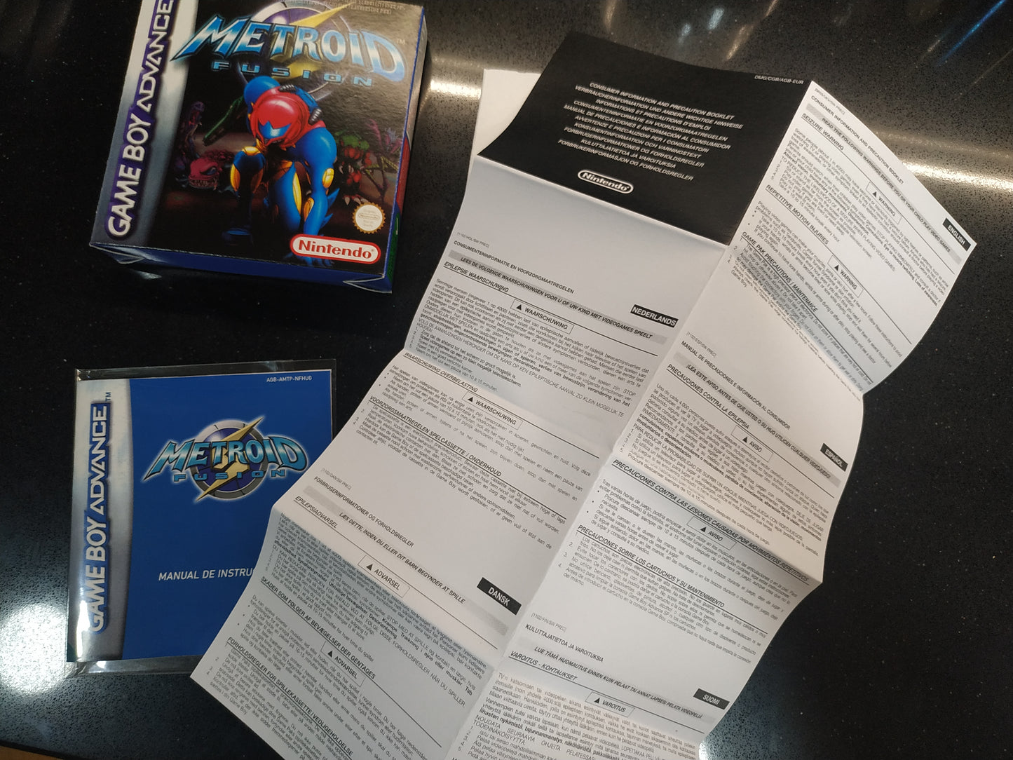 Caja de reemplazo Metroid Fusion
